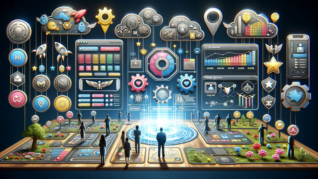 Core gamification components and design rationale